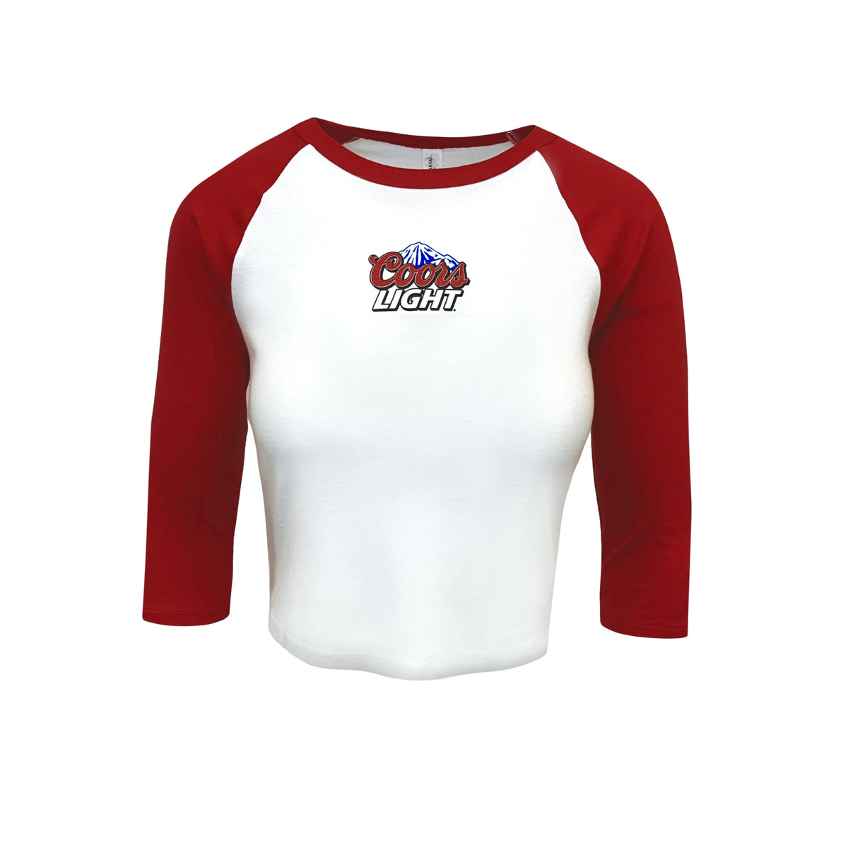 Ladies Cropped Raglan