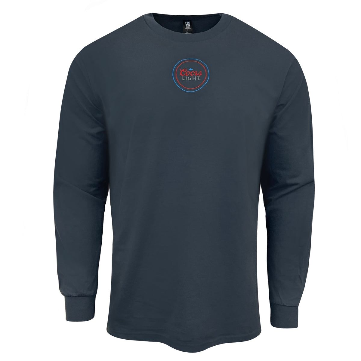 Embroidered Circle Long Sleeve Tee