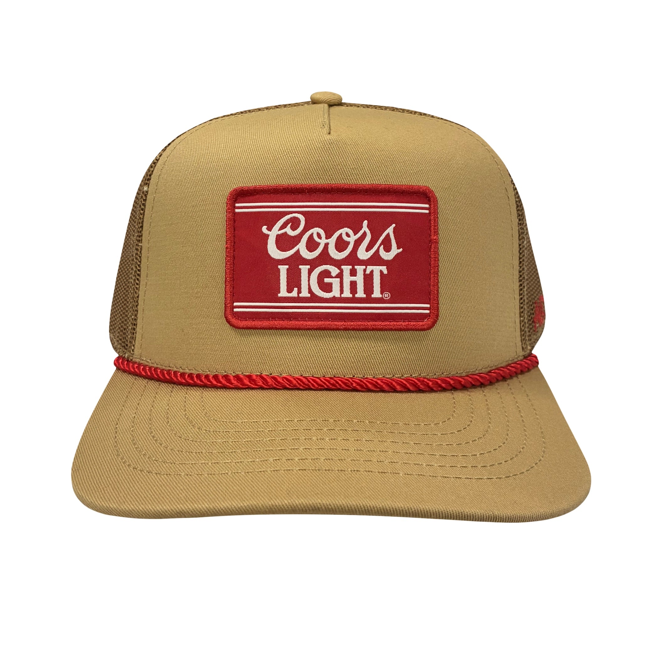 COORS LIGHT Y2K BROWN AND PINK BASEBALL CAP HAT Coors Brown Buckhorn Adjustable Hat - WearYourBeer main image 4