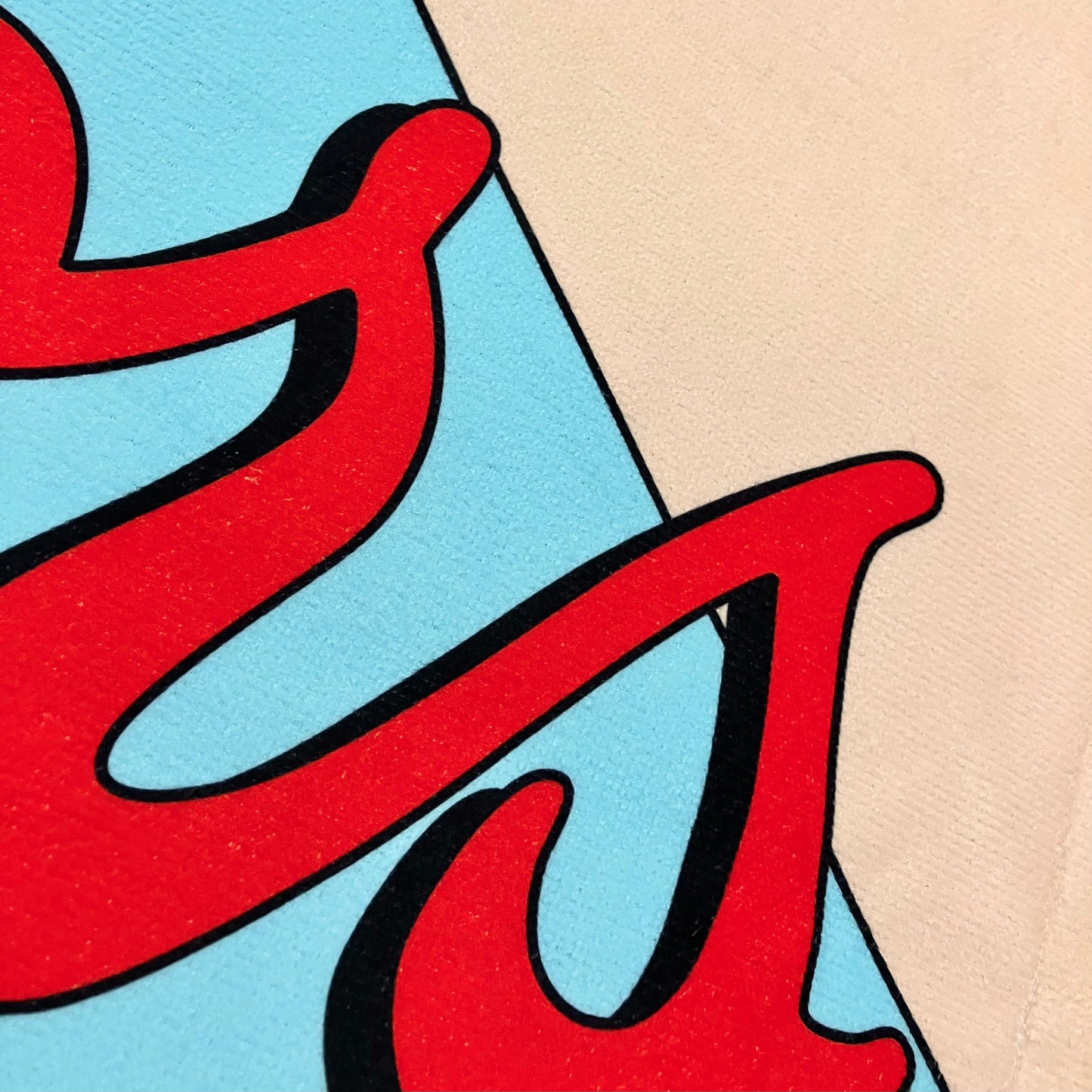 Retro Diamond Beach Towel