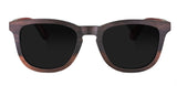 2 of 10 Glassy Wood Frame Sunglasses image carousel