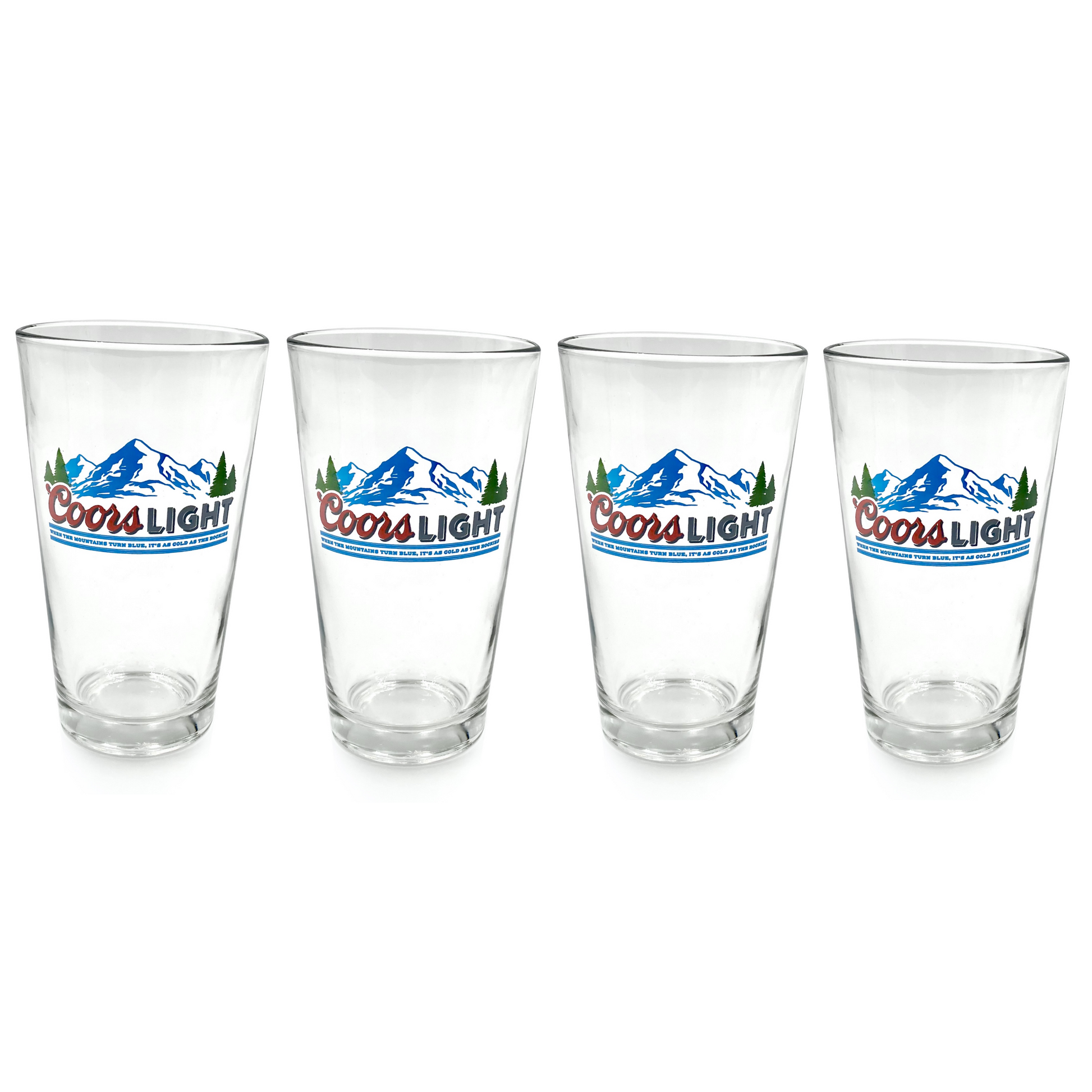 4-Pack 16 oz. Mountainscape Glass