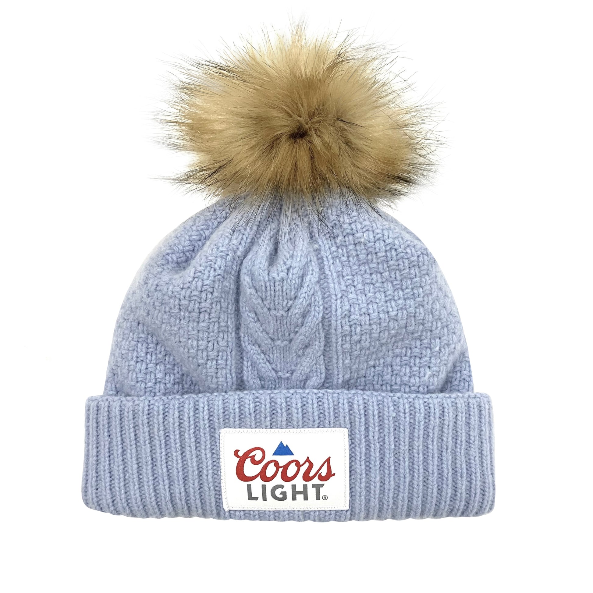Blue Beanie with Pom