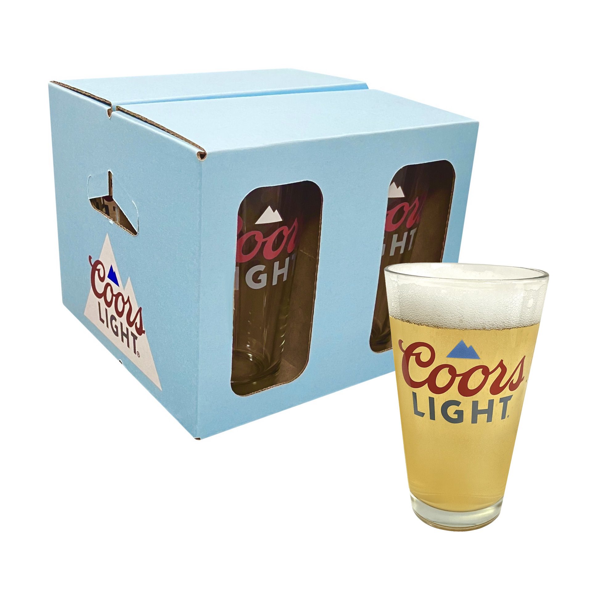 4-Pack Color Changing Mountain Glass
