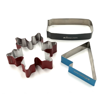 3 Pc Coors Light Cookie Cutter Set