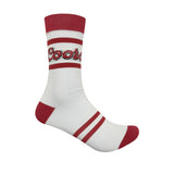1 of 2 Retro White Socks image carousel