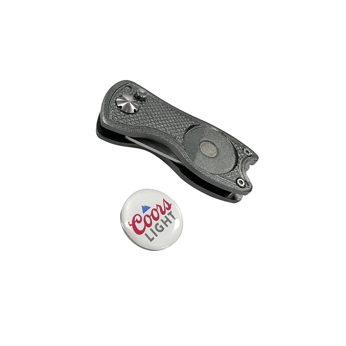 Button-Release Divot Tool