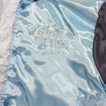 Blue Satin Coors Light Jacket
