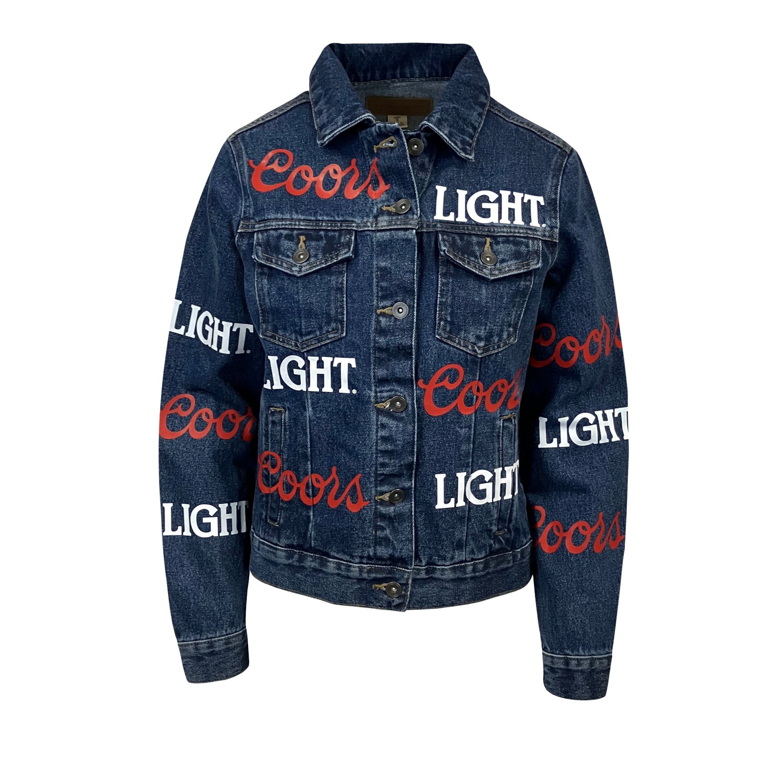 All-Over Print Ladies' Denim Jacket