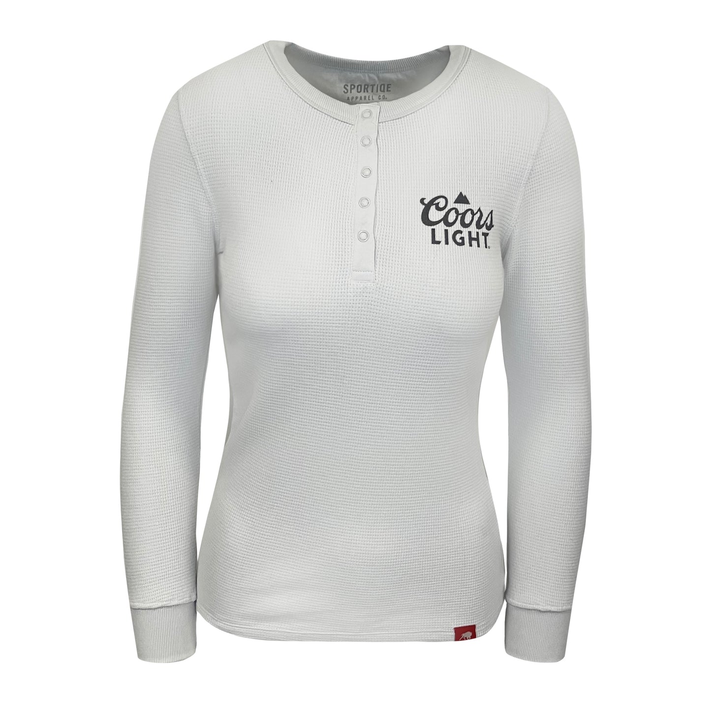 Ladies' Long Sleeve Thermal Henley