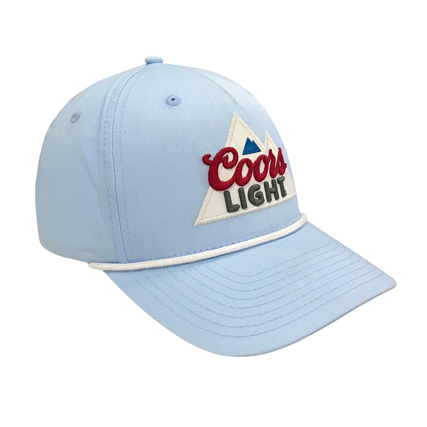 Sky Blue Twill Rope Cap