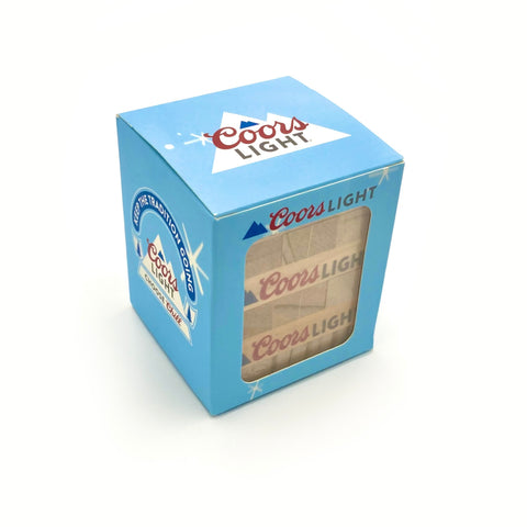 Mini Stackable Wood Blocks Game – Coors Light Shop
