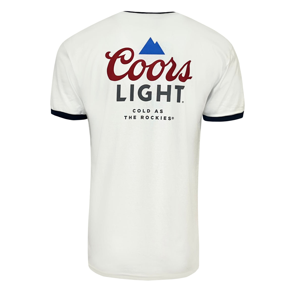 Mountains are Blue Emoji Ringer Tee