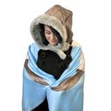 5 of 6 Case of the Mondays Hooded Sloth Blanket image carousel