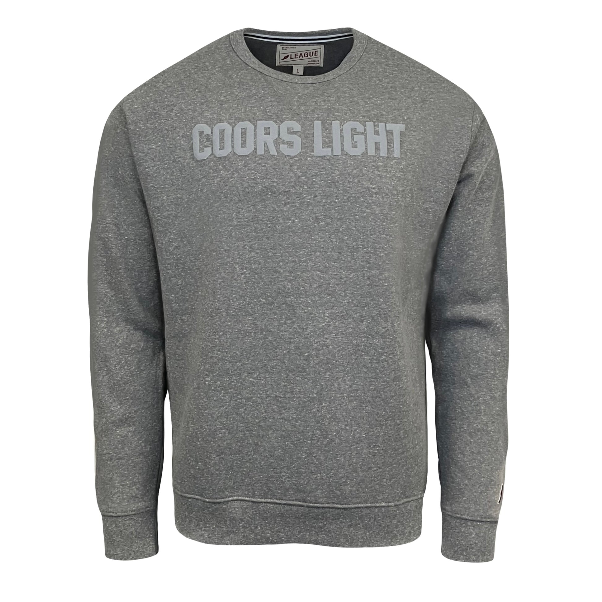 Faux Embossed Tonal Crew