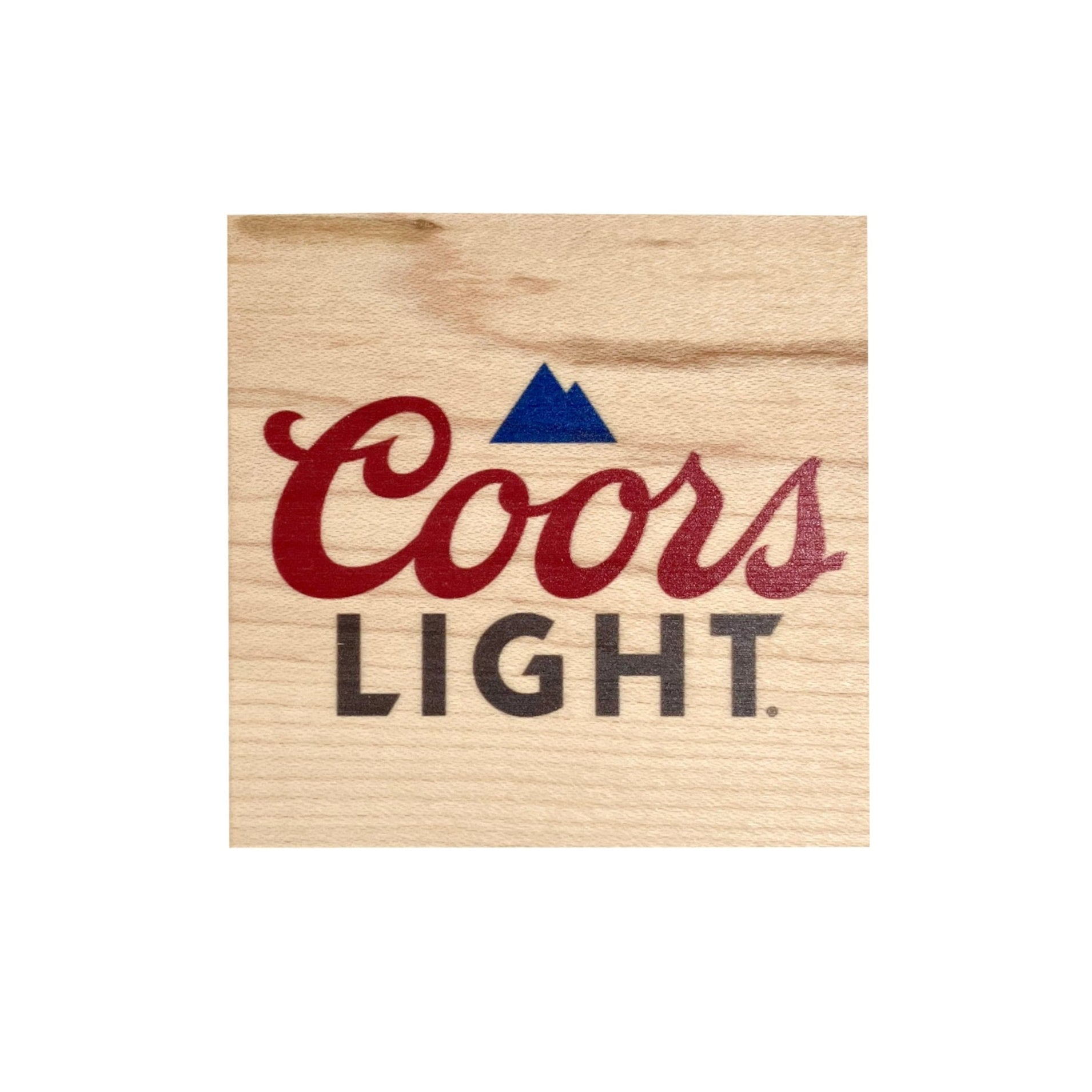 Wood Coaster with Bottle Opener