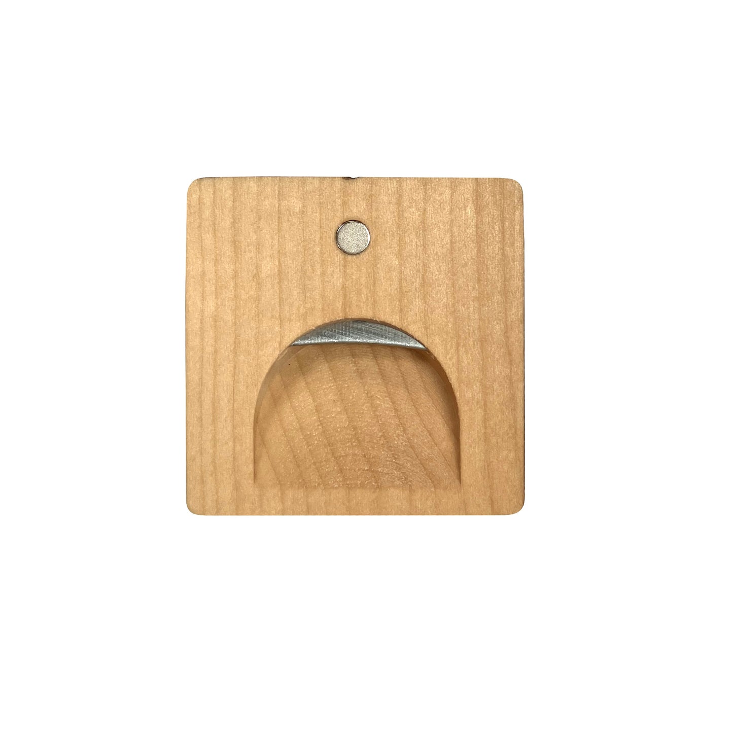Wood Magnet with Bottle Opener