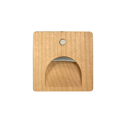 Wood Magnet with Bottle Opener