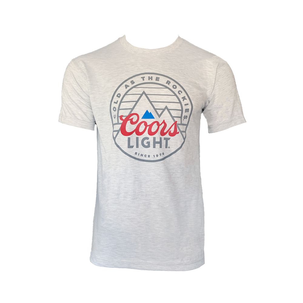 Cold as the Rockies Sustainable Tee – Coors Light Shop