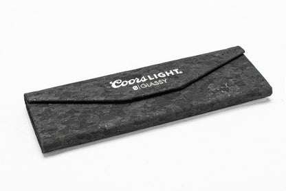 Glassy Wood Frame Sunglasses