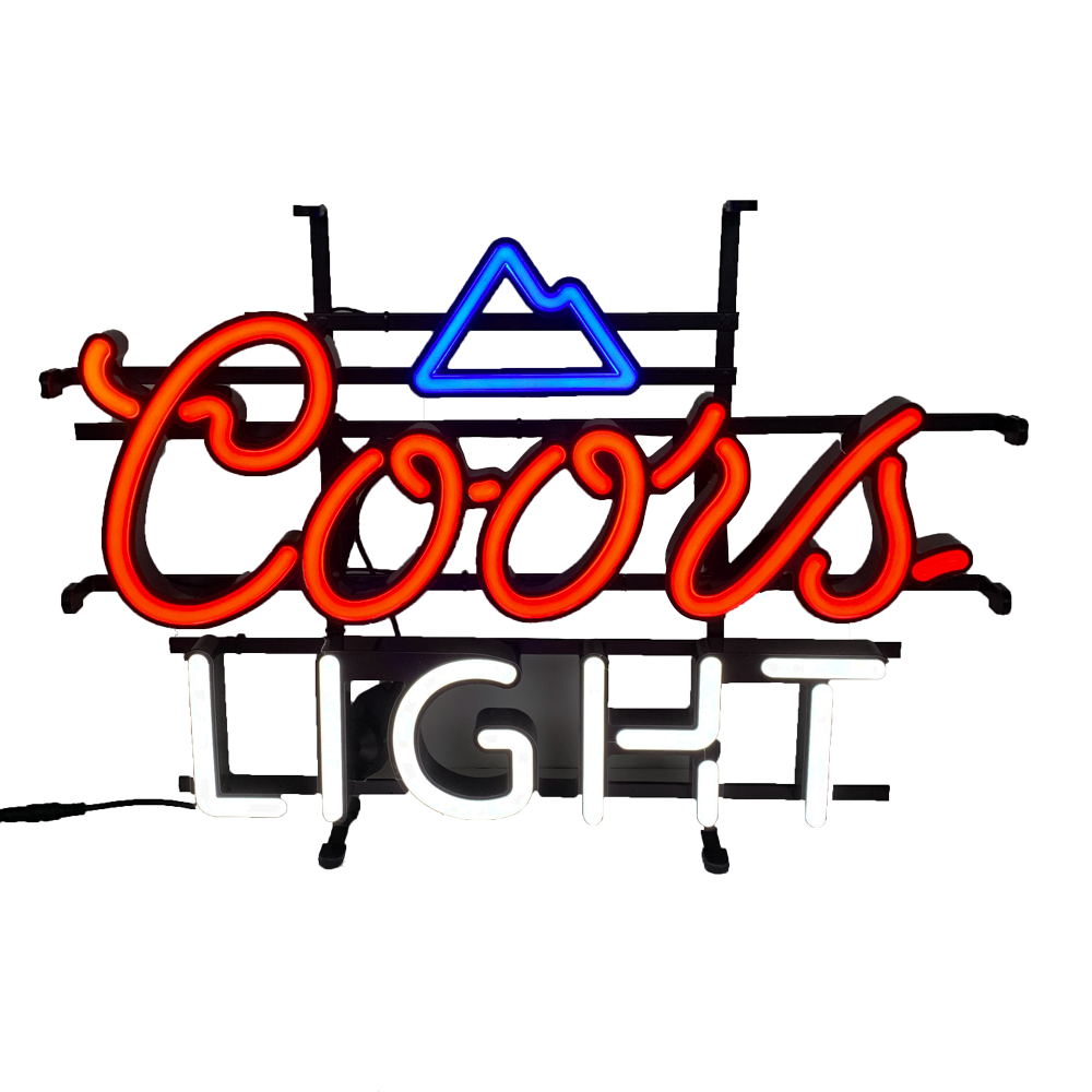 coors light neon sign football helmet Logo LED – Coors Light Shop